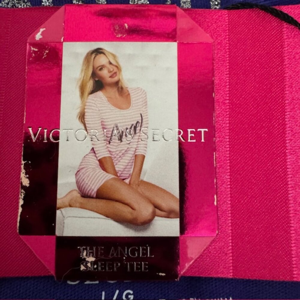NWT Victoria's Secret Angel Sleep Tee, Purple, Large - Picture 2 of 6
